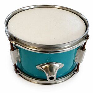 TKO Percussion 11x7 Snare Drum Teal Blue Vintage Made inTaiwan Metal Shell-AC243
